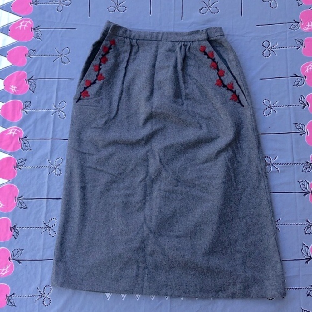 Vintage Midi Skirt